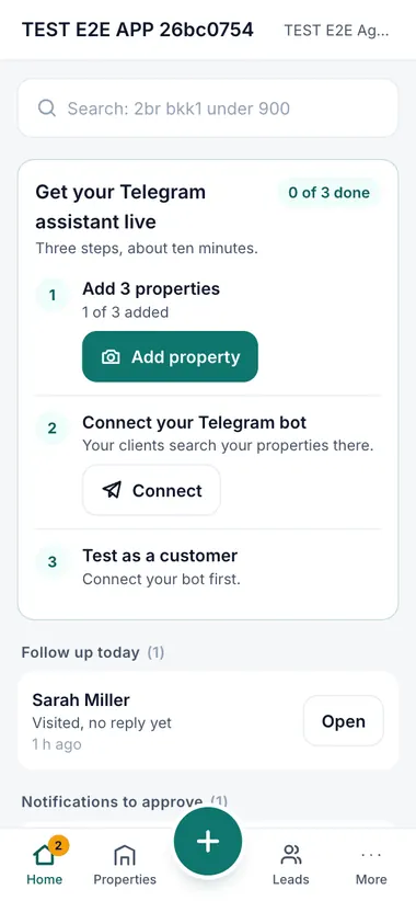 Drafts and follow-ups waiting