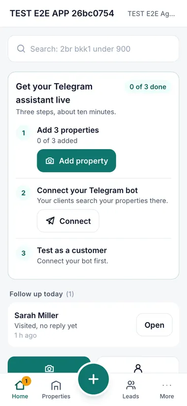 First steps, guided